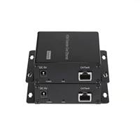 Extensor de Red Ethernet RJ45 de 200M, Extensor de Video sobre IP, Transmisor y Receptor, Conversor de Video para PC y TV