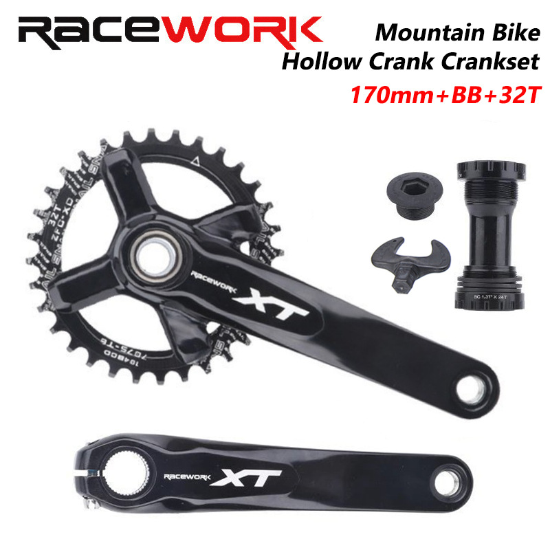 Juego de bielas de 170 mm, 32 dientes - Negro