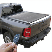 Couverture de benne rigide télescopique pour pick-up, étanche, pour Ford, Toyota Tundra, Chevy Colorado, GMC Canyon