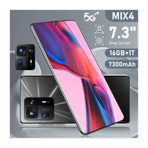 2024 mới nhất 7.3inch mix4 16GB + 1TB 100 RS điện thoại di động miễn phí 48mp + 72mp tôi điện thoại Android điện thoại