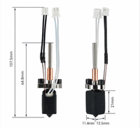 Untuk Ender 3 V3 /V3 Plus Rakitan Hotend Nosel Baja Keras Pengganti Hitam untuk Aksesori Printer 3D Creality