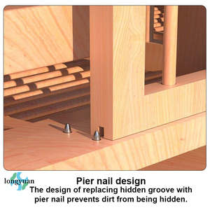 Goedkope op maat gemaakte luxe buitenkooi voor duiven, weerbestendig, van hout, voor de veredeling van duiven, te koop - Product Image 4