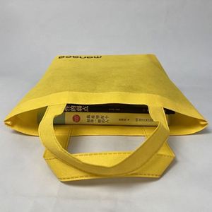 Bolsa de compras Rpet con asas dobles, máquina de bolsas no tejidas, fabricación Manual de bolsas metálicas, bolsas de mano no tejidas - Product Image 6