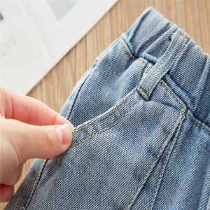 Pantalones Cortos de Mezclilla para Niñas, Estilo Coreano, Nuevo Modelo, Venta al Por Mayor Directo de Fábrica en China - Product Image 3
