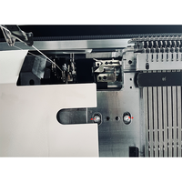Machine à tricoter à plat entièrement automatique à 2 systèmes de 52 pouces, produite par des usines d'origine chinoise