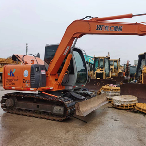 Mini-excavatrice sur chenilles Hitachi ZX70 d'occasion, moteur japonais, boîte de vitesses, composants principaux, équipement d'origine - Product Image 1