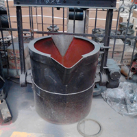 Cuve de coulée en fonte pour acier liquide JICHUAN de 0,3 à 10 tonnes avec garantie d'un an, provenant du Shandong