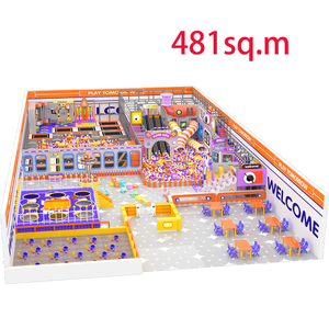 <span class=keywords><strong>Pokiddo</strong></span> - Equipo de Juego Interior de Madera de 500 m² para Uso Comercial, con Tobogán y Zona de Escalada - Product Image 4
