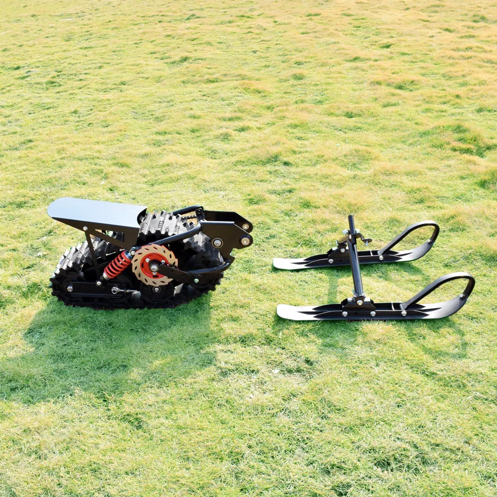 Велосипед для езды на санях, санях, лыжах и задних колес, задние дорожки для картинга, мотовездехода, снега, песка, снегохода