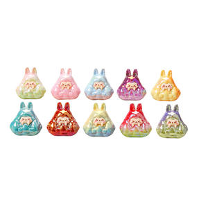 New Electroplating <b>Small</b> Gradual <b>Change</b> KK DIY Resin Jewelry Desktop Car Keychain Pendant Jewelry Blind <b>Bag</b> Acrylic Charm - Product Image 3