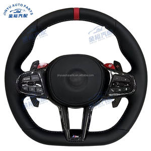 Volant en cuir véritable ZC-320-P1 pour <span class=keywords><strong>BMW</strong></span> Série <span class=keywords><strong>1</strong></span> Série 2 Série 3 <span class=keywords><strong>116d</strong></span> M3 - Product Image 5