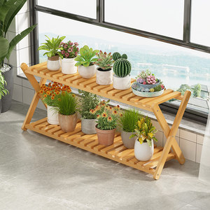 New indoor balcony succulent plant pot stand, <b>modern</b> living room floor-standing multi-tiered <b>shelf</b> - Product Image 1