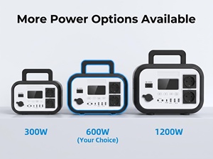 600W 576Wh 220V EU 110V US Portable Power Station LFP Battery <b>Solar</b> Generator Dual AC Output Power Bank For Wholesale Bulk Order - Product Image 5