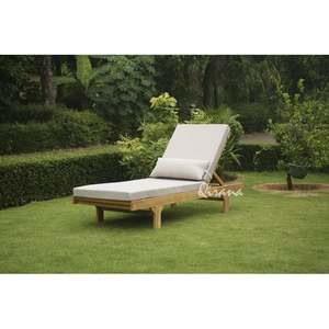 Venta caliente moderna al aire libre Carita tumbona de Indonesia cómoda madera relajante junto a la piscina tumbona plegable para uso en Hotel - Product Image 2