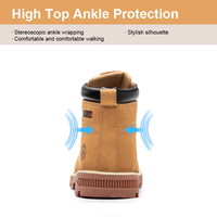 DEBONSAPT Heißer Verkauf Industrielle Schutz-Arbeitsstiefel Atmungsaktive Arbeitsschuhe Lässige Trainingsschuhe Sicherheitsstiefel mit Stahlkappe für Werkstatt Winter