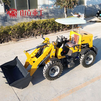 Chargeur frontal diesel Shanli 600 kg avec une capacité de godet de 0,6 m3, 4 roues motrices, haute efficacité, fabriqué dans le Shandong