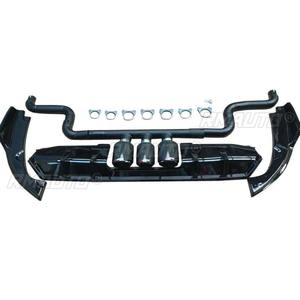 Becquet de pare-chocs arrière, garniture de diffuseur arrière, protection extérieure pour Honda Civic 10ème génération 2016-2021, style TR - Product Image 4