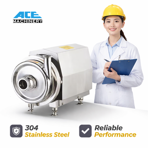 Pompe centrifuge sanitaire pour lait 1,5 kW en acier inoxydable 316L avec moteur de marque chinoise - Product Image 3