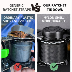 Personalizável e Resistente, 2 polegadas, 3000 Libras. Cintas de Catraca Retráteis Automáticas Antiemaranhamento de 2 Polegadas para Transporte - Product Image 6