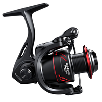 Reel Spinning ROOBLINOS GS All Metal 5.2:1 untuk Air Laut, Performa Tinggi untuk Memancing Ikan Mas, Tangan Kiri, Paduan Aluminium, Sungai