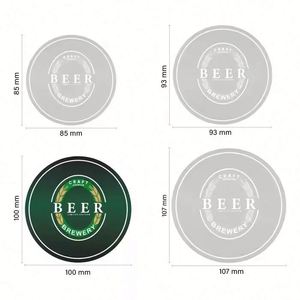 Sous-verres de mariage personnalisés Sous-verres en mousse personnalisés Cadeaux de mariage Décorations de table Sous-verres à boissons Citations amusantes sur le mariage - Product Image 2