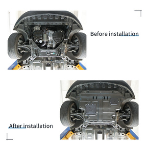 แผ่นกันลื่นสำหรับป้องกันเครื่องยนต์3D เหล็กสำหรับ Toyota Alphard Vellfire 2011-2021 - Product Image 5