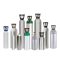 Bouteille d'oxygène en aluminium ISO7866 DOT3AL ME MD Tailles 1L 2L 5L 10L 15L 20L 40L 50L Usage médical