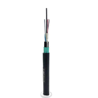 Kabel Serat Optik Luar Ruangan Anti-Penggigit DEKAM 12-96 Core Single Mode GYTA/GYTS Double Sheath G652D PE Jacket Bergelombang