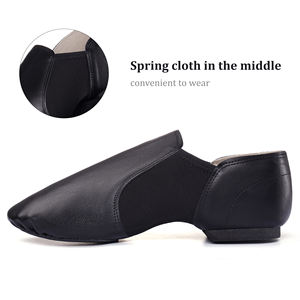รองเท้าเต้นแจ๊สสำหรับผู้หญิงและผู้ชาย, รองเท้าสำหรับเต้นแจ๊สหนังสำหรับทั้งผู้ชายและผู้หญิงและผู้ชายรองเท้าแยกชิ้นกันลื่น - Product Image 4