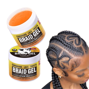 Gel Coiffant Professionnel Bio Pur Naturel pour Tresses Cheveux Bouclés Extensions Fixation Forte Texturisant Longue Durée Vente en Gros - Product Image 1