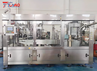 Ensemble complet de machine de remplissage automatique de boissons gazeuses en canettes 10000-30000 CPH avec engrenage central pour ligne de production de boissons de 500 ml et 330 ml