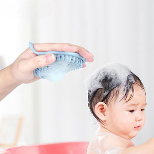 Cepillo de Silicona Moderno para Lavar el Cabello con Masaje de Meridianos, Peine Limpiador del Cuero Cabelludo, Cepillo de Baño para Niños para Aplicaciones en la Cabeza - Product Image 4