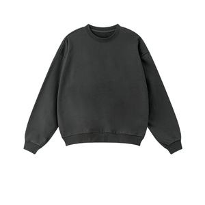 TKAN67D hommes coton et polyester pull à capuche grande taille 270 GSM o-cou sweats personnalisé blanc imprimé à capuche - Product Image 2