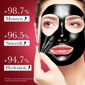 Aceite Natural SADOER para Eliminar Puntos Negros, Limpieza de Poros Dilatados, Reafirmante Facial, Mascarilla Peel-off de Carbón y Aloe Vera para una Piel Clara y Suave - Product Image 4