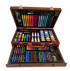 Lussuoso Set d'arte, Kit da <span class=keywords><strong>disegno</strong></span> con pastello, pastello ad olio, matita colorata, torta ad acquerello, penna per schizzi e Pad - Product Image 4