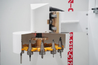 Router CNC de 5 Ejes con ATC, Mesa Móvil de 1200x1200mm, Husillo ISO30 de 9KW, Control RTCP, para Tallado de Madera, Metal y Moldes