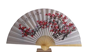 Custom Logo 90Cm Large Size <b>Bamboo</b> Hand Fan High Premium Promotion Folding Fan for Wall Decoration Advertisement Events - Product Image 6