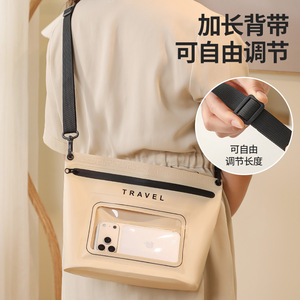 <b>Waterproof</b> Phone Pouch 13 Inches Touchscreen Outdoor Sports Swimming Travel Crossbody Bag Unisex - Product Image 2
