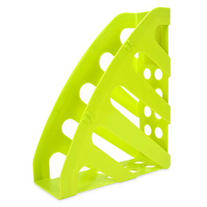 Huajie Bền Tiết Kiệm Không Gian Duy Nhất Cột PP Nhựa Máy Tính Để Bàn Tập Tin Tổ Chức Giá Lưu Trữ Văn Phòng Hộp Giấy Khay Văn Phòng Phẩm Tập Tin - Product Image 4