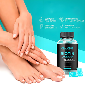 Compléments alimentaires en gommes à la biotine et au collagène de qualité supérieure OEM/ODM, <span class=keywords><strong>cheveux</strong></span> forts et peau éclatante pour femmes et hommes - Product Image 3
