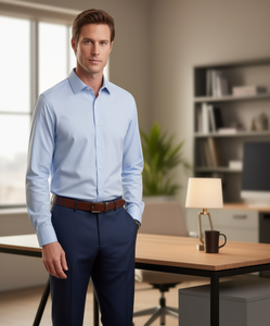 Kenneth Cole Reaction Ceinture réversible pour homme en cuir de vache extensible avec boucle à ardillon solide, style décontracté - Product Image 2