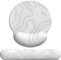 Repose-poignet en gel de silicone ergonomique personnalisé tapis de souris conception de massage, repose-poignet soulagement de la douleur tapis de souris clavier tapis de souris
