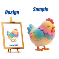 Figurines en PVC et résine plastique Shengye, nouvelle conception personnalisée, anime, personnage 3D, poussin, dessin animé, figurine d'action, poupée, jouets