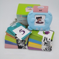 Venta al por mayor de tarjetas flash preescolares, máquina de aprendizaje educativo para niños pequeños, 112 tarjetas, juguete educativo con idioma personalizado para niños