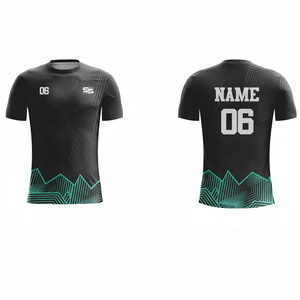 2024 últimos diseños de camisetas de tenis de mesa pantalones cortos para hombres mujeres niños fútbol tenis camiseta Logotipo de texto personalizado - Product Image 1