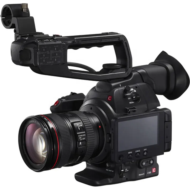 Kullanılan C100 Mark II sinema kamera dijital kayıt video (sadece vücut) profesyonel kamera