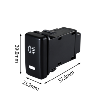 Interruptor de Botón para Control de Haz de Luz LED de 12V, Interruptor Automático para Luces Antiniebla para Autos Toyota, Interruptores de Automóvil de Material ABS, Interruptor para Faros de Coche