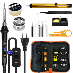 908S 80W High Power Digital <b>Soldering</b> Iron <b>Kit</b> with Switch, Industrial & Household Welding Repair Tool - Product Image 5