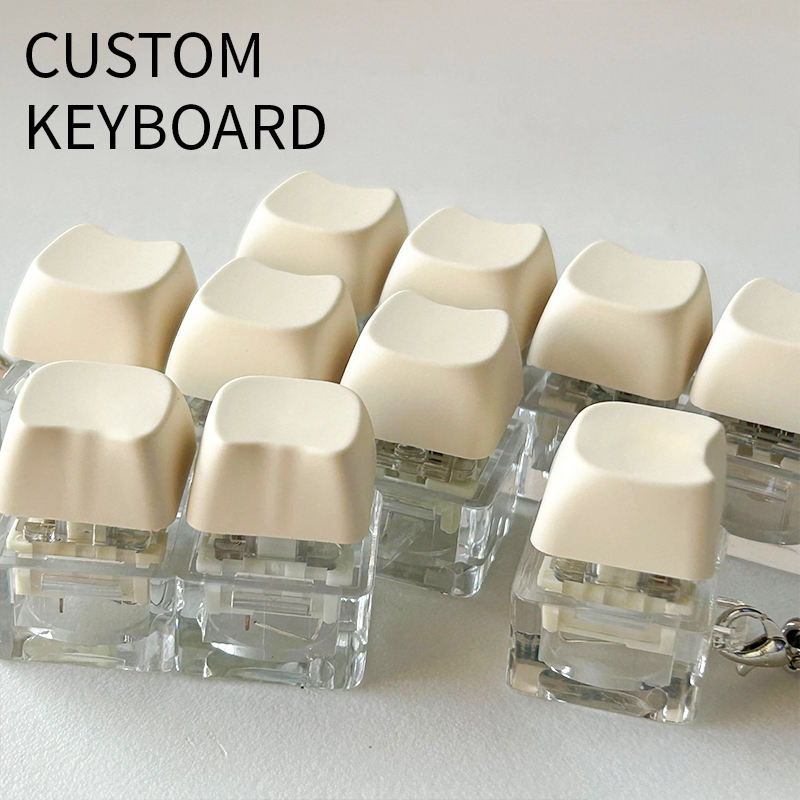 Custom Printing Keyboard Keychain - Stress Relief Switches