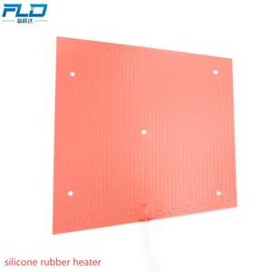 Elementos Calefactores de 300x300 mm, Calentador de Goma de Silicona, Calentador para Impresora 3D, Almohadilla Calefactora con Pt100 - Product Image 4